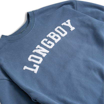 DOG LOVER OVERSIZED CREWNECK- BLUE